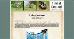 Desktop Screenshot of animalcontrolcenter.net